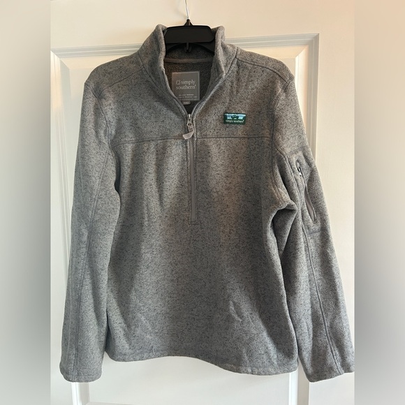 Simply Southern Men's Gray Pullover - Picture 1 of 4